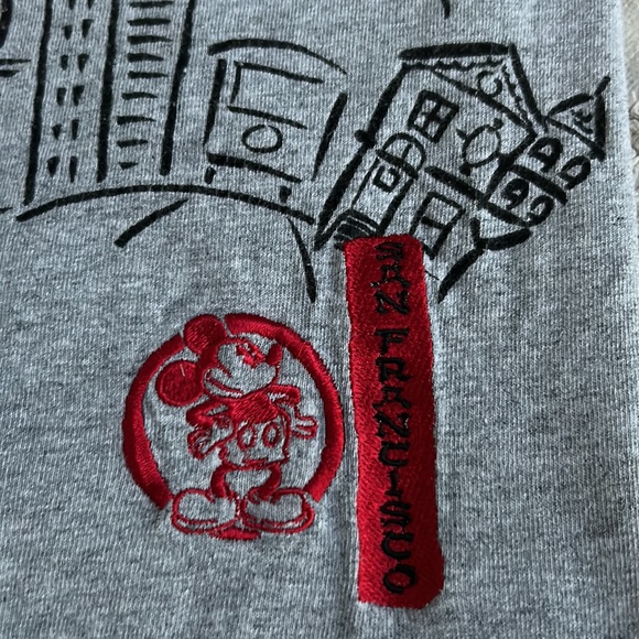 Vintage Disney Store San Francisco embroidered Mickey Mouse gray T-shirt XL 1999 - Picture 11 of 16